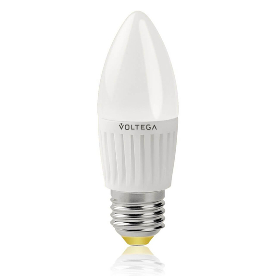 Лампа светодиодная E27 6.5W 2800К матовая VG1-C2E27warm6W-C 5717