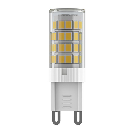 Лампа светодиодная G9 4W 2800К прозрачная VG9-K1G9warm4W 6991