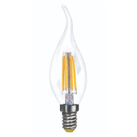 Лампа светодиодная диммируемая E14 6W 2800K прозрачная VG10-CW35E14warm6W-FD 7080