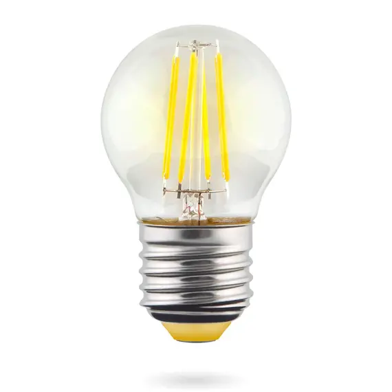 Лампа светодиодная E27 6W 2800К прозрачная VG10-G1E27warm6W-F 7023