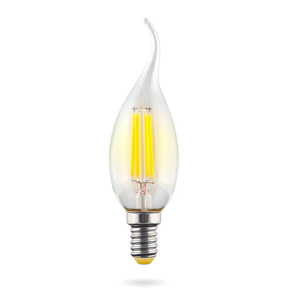 Лампа светодиодная E14 6W 4000К прозрачная VG10-CW1E14cold6W-F 7018