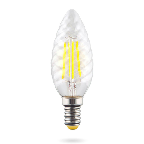 Лампа светодиодная E14 6W 2800К прозрачная VG10-CC1E14warm6W-F 7027