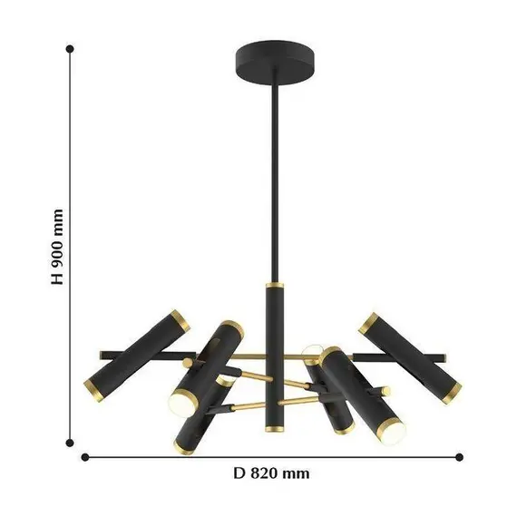 Подвесная светодиодная люстра Favourite Duplex 2324-12P, изображение 2