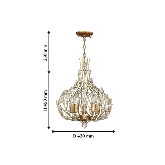 Подвесная люстра Favourite Batun 2020-5P, изображение 2