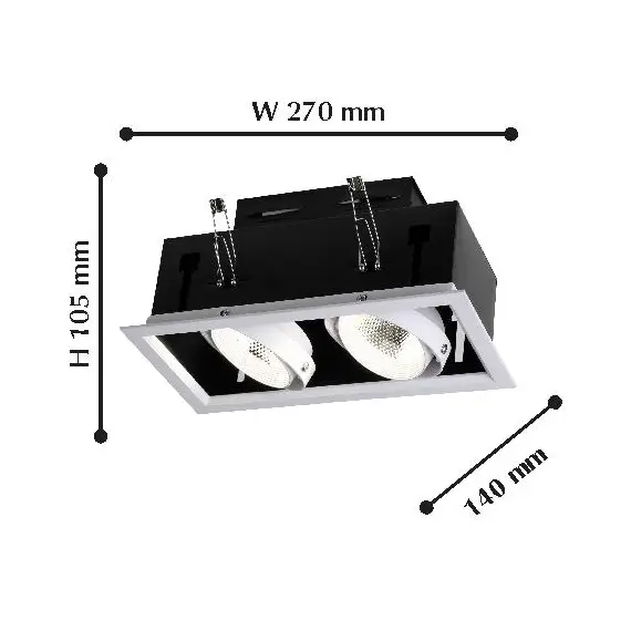Встраиваемый светодиодный светильник Favourite Flashled 1985-2C, изображение 2