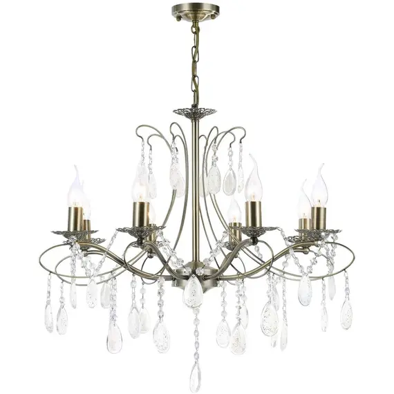 Подвесная люстра Freya Antonia FR2320-PL-08-BS, изображение 4