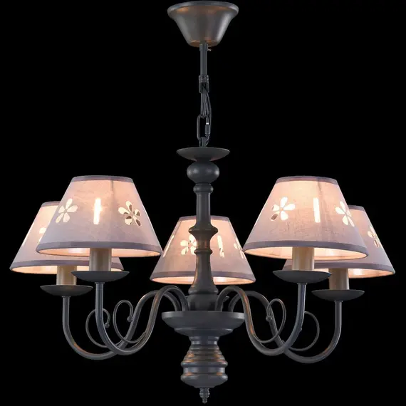 Подвесная люстра Freya Emily FR2537PL-05GR, изображение 4