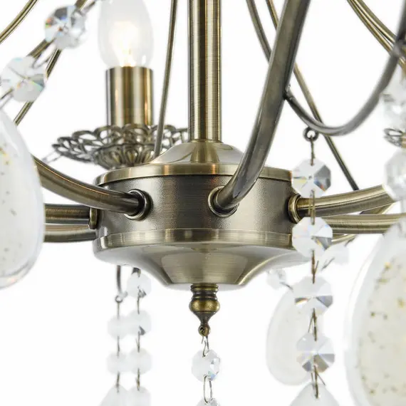 Подвесная люстра Freya Antonia FR2320-PL-08-BS, изображение 2