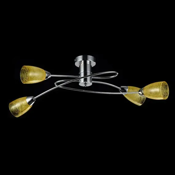Потолочная люстра Freya Flash FR5103-CL-04-YE, изображение 4