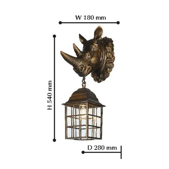 Уличный настенный светильник Favourite Hunt 2033-1W, изображение 2