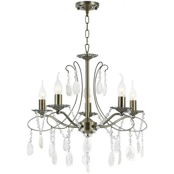 Подвесная люстра Freya Antonia FR2320-PL-05-BS, изображение 4