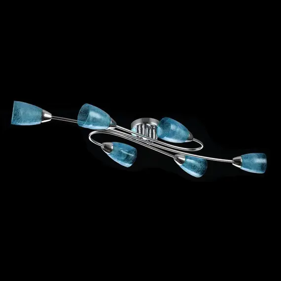 Потолочная люстра Freya Flash FR5104-CL-06-BL, изображение 4