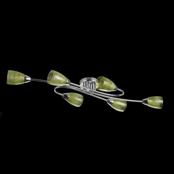 Потолочная люстра Freya Flash FR5104-CL-06-GN, изображение 4