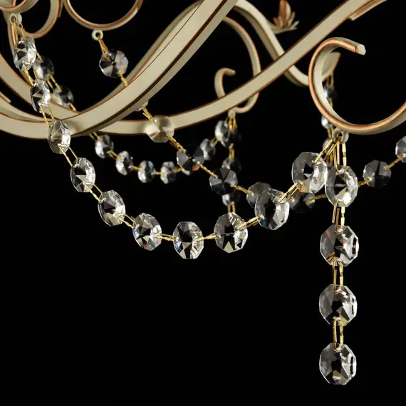 Подвесная люстра Freya Serra FR3612-PL-08-BG, изображение 2