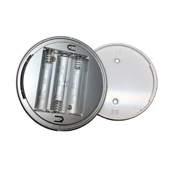 CL002 Многофункциональный автономный сенсорный светильник 2W,86х47 (круг, серебро)  1/6/36, изображение 3