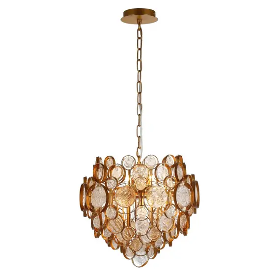 Подвесной светильник Crystal Lux Deseo SP6 D460 Gold, изображение 3