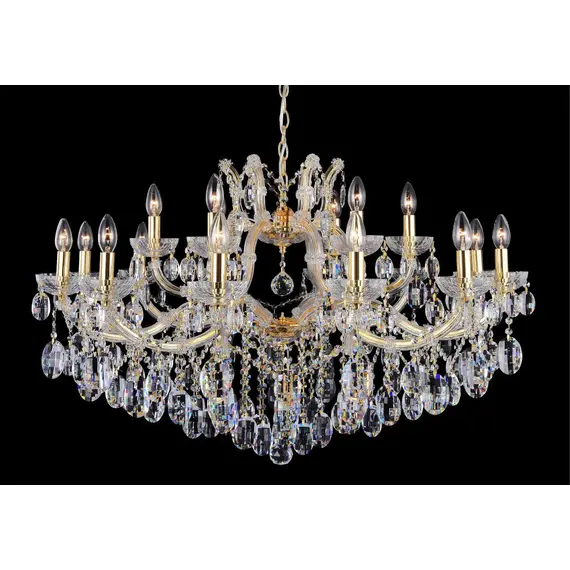 Подвесная люстра Crystal Lux Hollywood SP12+6 Gold, изображение 2