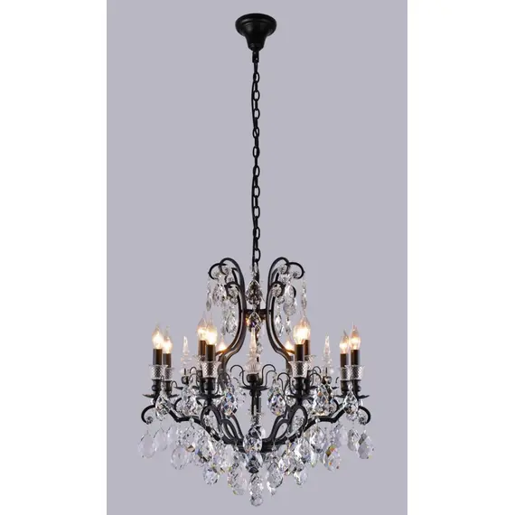 Подвесная люстра Crystal Lux Magnifico SP13 Black/Transparent, изображение 3