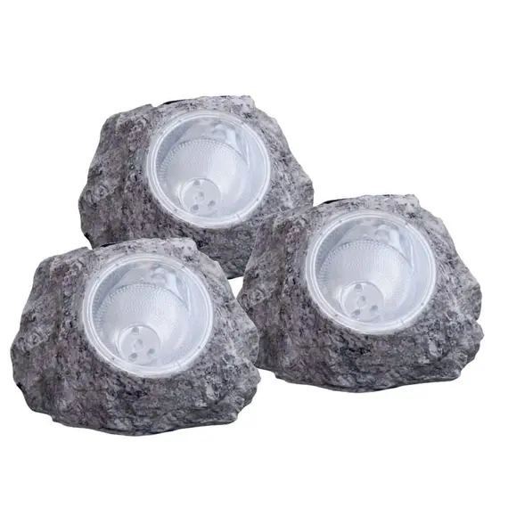 Комплект из 3 садовых фигур Globo Solar 3302-3