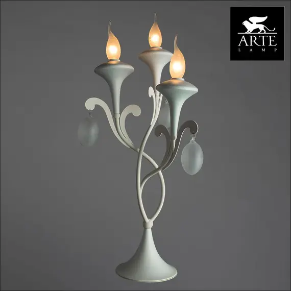 Настольная лампа Arte Lamp Montmartre A3239LT-3WH, изображение 4