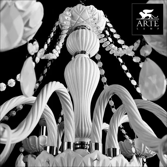 Подвесная люстра Arte Lamp Teatro A3964LM-8WH, изображение 3