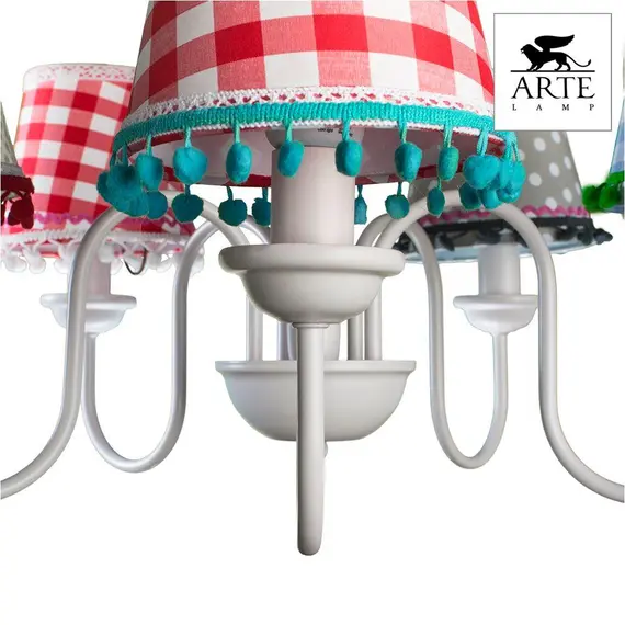 Подвесная люстра Arte Lamp Provence A5165LM-5WH, изображение 3