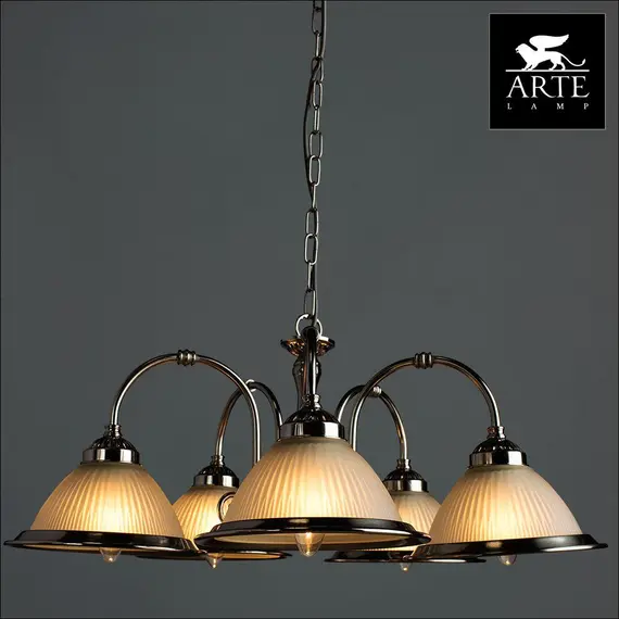 Подвесная люстра Arte Lamp American Diner A9366LM-5SS, изображение 4