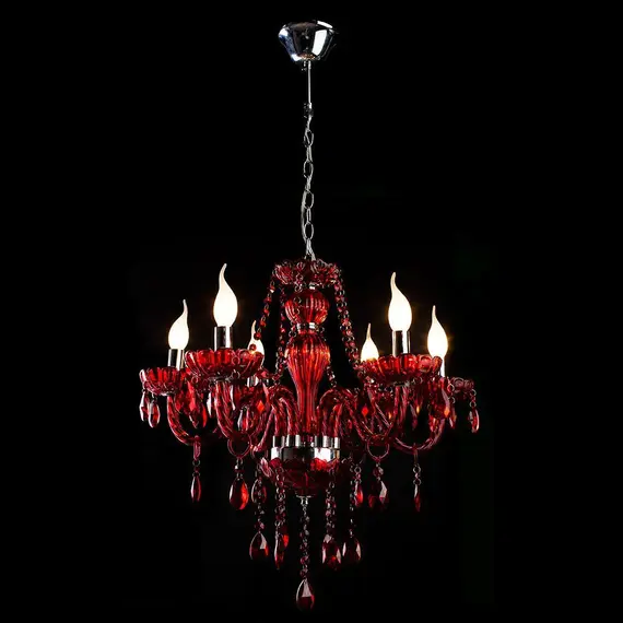 Подвесная люстра Arte Lamp Teatro A3964LM-6RD, изображение 4