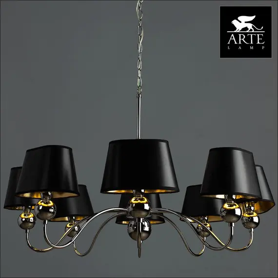 Подвесная люстра Arte Lamp Turandot A4011LM-8CC, изображение 4