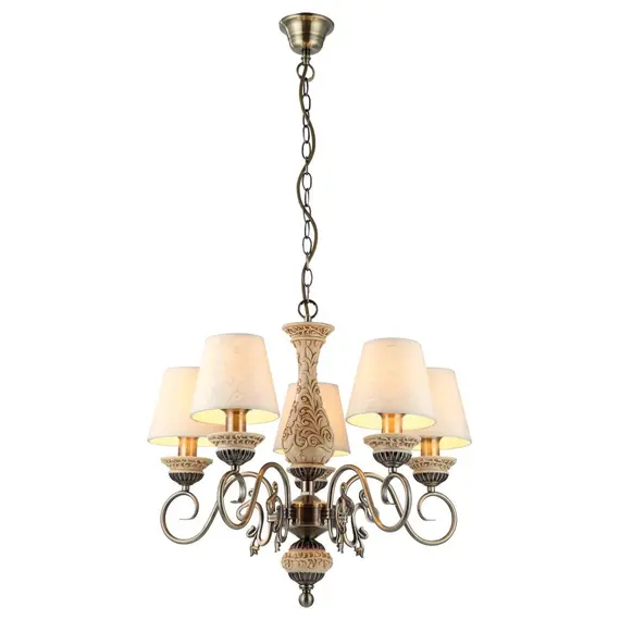Подвесная люстра Arte Lamp Ivory A9070LM-5AB, изображение 2