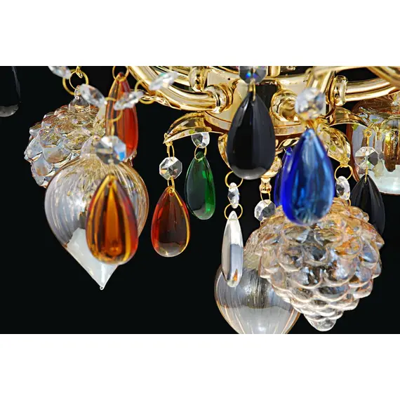 Подвесная люстра Arte Lamp Ricchezza A2011LM-6GO, изображение 2