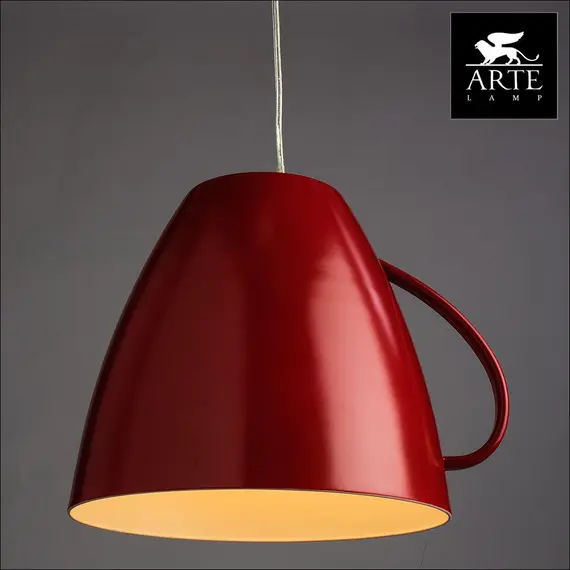 Подвесной светильник Arte Lamp Cafeteria A6601SP-1RD, изображение 3