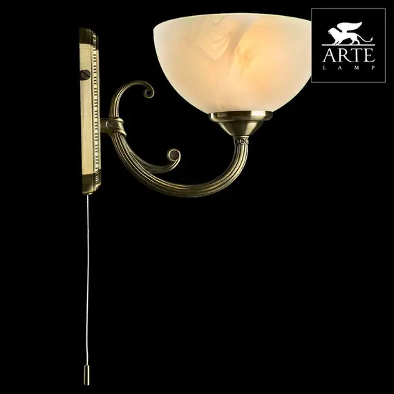 Бра Arte Lamp Windsor White A3777AP-1AB, изображение 3