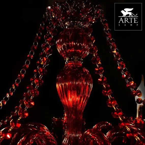 Подвесная люстра Arte Lamp Teatro A3964LM-8RD, изображение 2