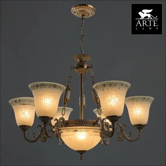 Подвесная люстра Arte Lamp 1 A1032LM-6-3WG, изображение 4