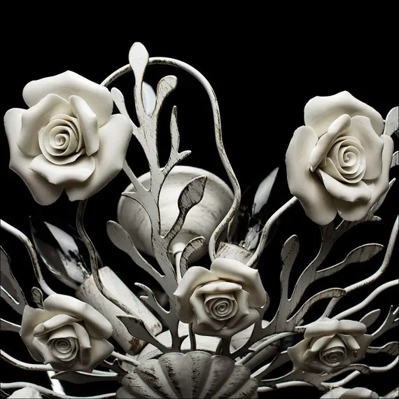 Потолочная люстра Arte Lamp Idillio A6356PL-4WG, изображение 3