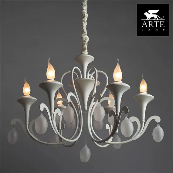 Подвесная люстра Arte Lamp Montmartre A3239LM-6WH, изображение 4