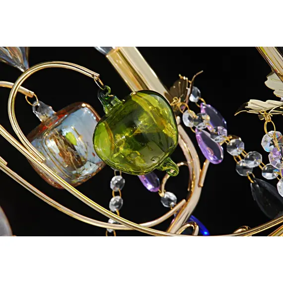 Подвесная люстра Arte Lamp Ricchezza A2011LM-6GO, изображение 3