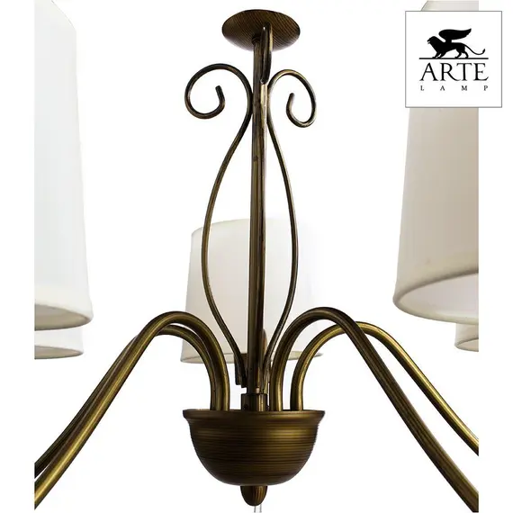 Подвесная люстра Arte Lamp Carolina A9239LM-5BR, изображение 2