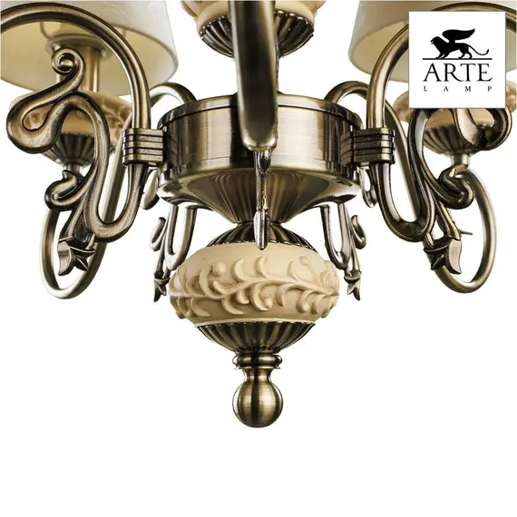 Подвесная люстра Arte Lamp Ivory A9070LM-5AB, изображение 3