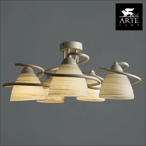 Потолочная люстра Arte Lamp Fabia A1565PL-5WG, изображение 3