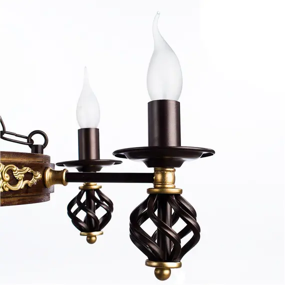 Подвесная люстра Arte Lamp Cartwheel A4550LM-6CK, изображение 2