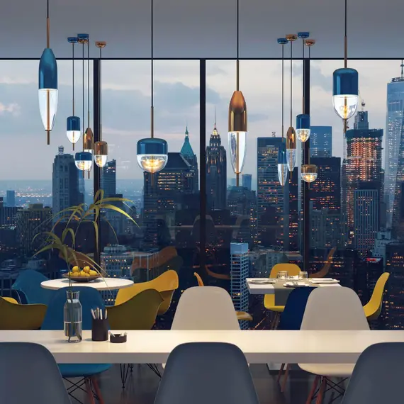 Подвесной светодиодный светильник Odeon Light Larus 4613/5L, изображение 3 Подвесной светодиодный светильник Odeon Light Larus 4613/5L, изображение 3