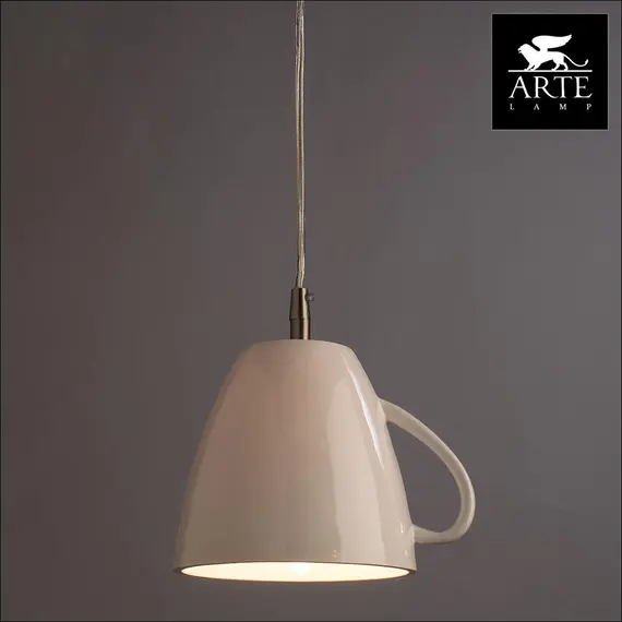 Подвесной светильник Arte Lamp Cafeteria A6605SP-1WH, изображение 3