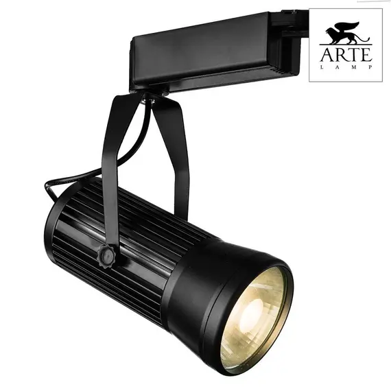 Трековый светильник Arte Lamp Track Lights A6330PL-1BK, изображение 3