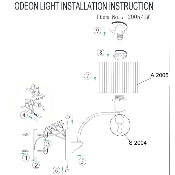 Бра Odeon Light Viga 2005/1W, изображение 3
