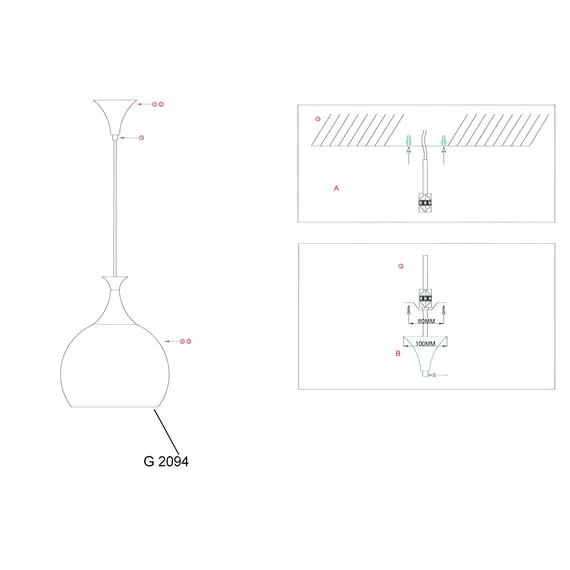 Подвесной светильник Odeon Light Velute 2094/1, изображение 3