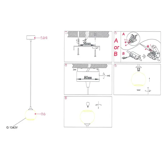 Подвесной светильник Odeon Light Eruca 1343/Y, изображение 3 Подвесной светильник Odeon Light Eruca 1343/Y, изображение 3
