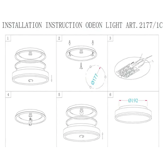 Настенный светильник Odeon Light Yun 2177/1C, изображение 3