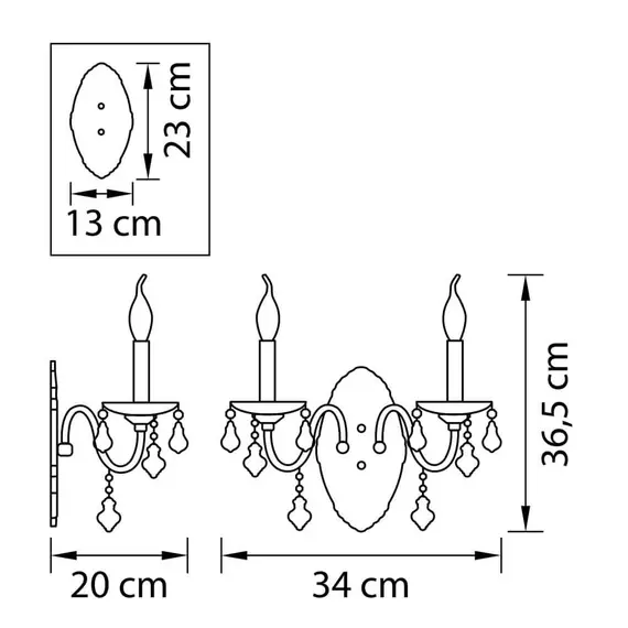Бра Osgona Classic 700624, изображение 2